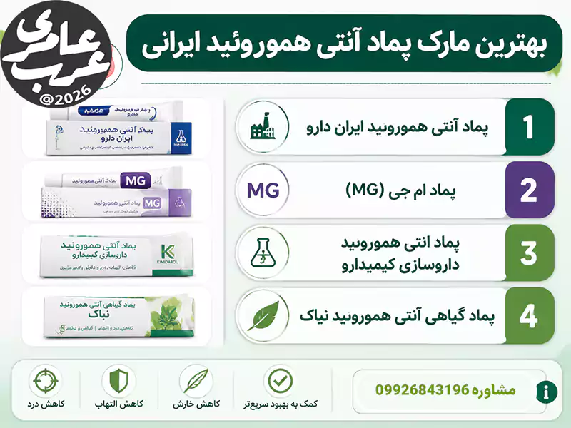 بهترین مارک پماد آنتی هموروئید ایرانی