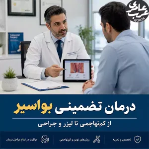 درمان تضمینی بواسیر | از روش کمتهاجمی تا لیزر و جراحی